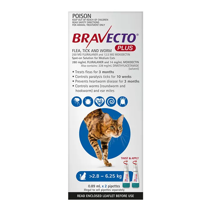 Bravecto Plus Cats
