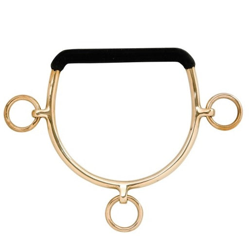 Gold Medal Chifney Bit - Rubber Mouth