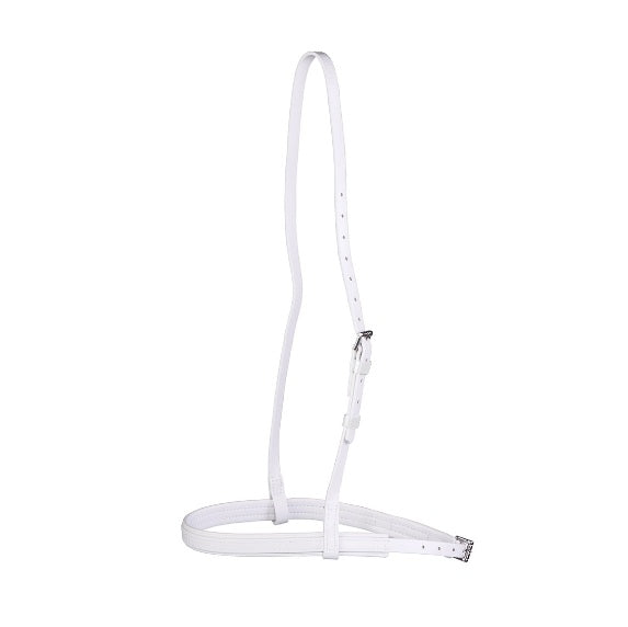 Race Cavesson Noseband White Trim