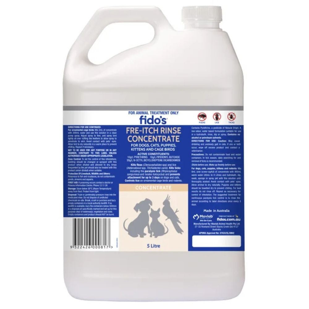FIDOS Rinse Concentrate Free-Itch