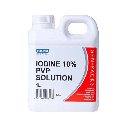 Vetsense Iodine 10% PVP Solution