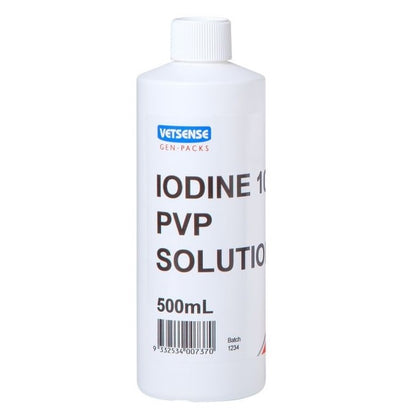 Vetsense Iodine 10% PVP Solution