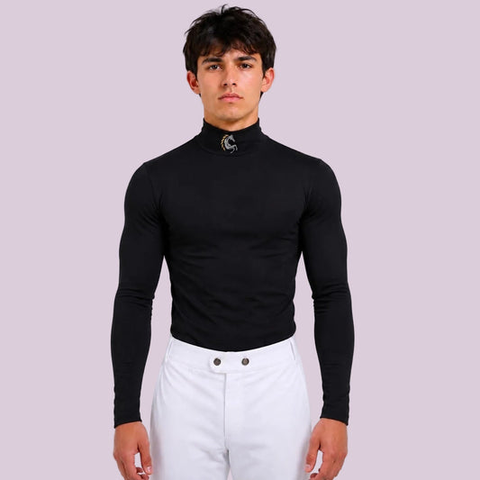 Black Long Sleeve Skivvies