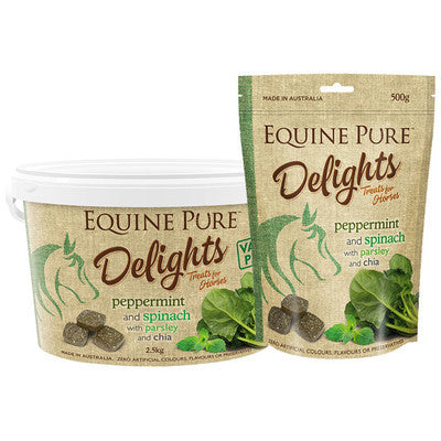 Peppermint, Spinach, Parsley and Chia Treats