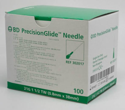 Needle 21g x 1 1/2in