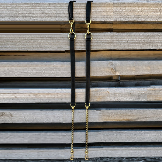 AusCoat Stall Tie Ups With Brass Chain