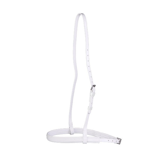 Race Cavesson Noseband White Trim