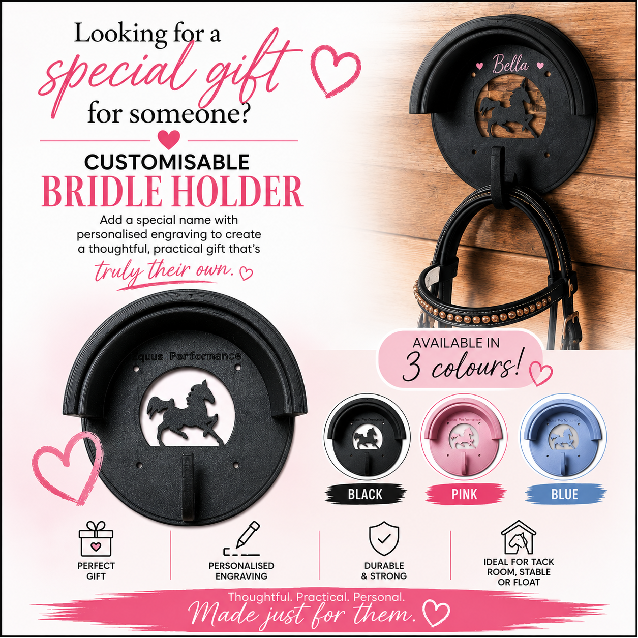 Customisable Bridle Holder