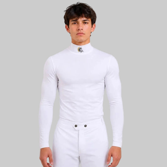 White Long Sleeve Skivvies