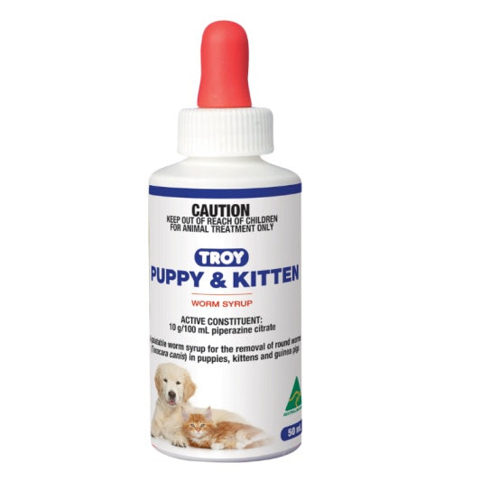 Troy Puppy & Kitten Worm Syrup