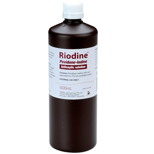 Riodine Povidine Iodine Solution 10%