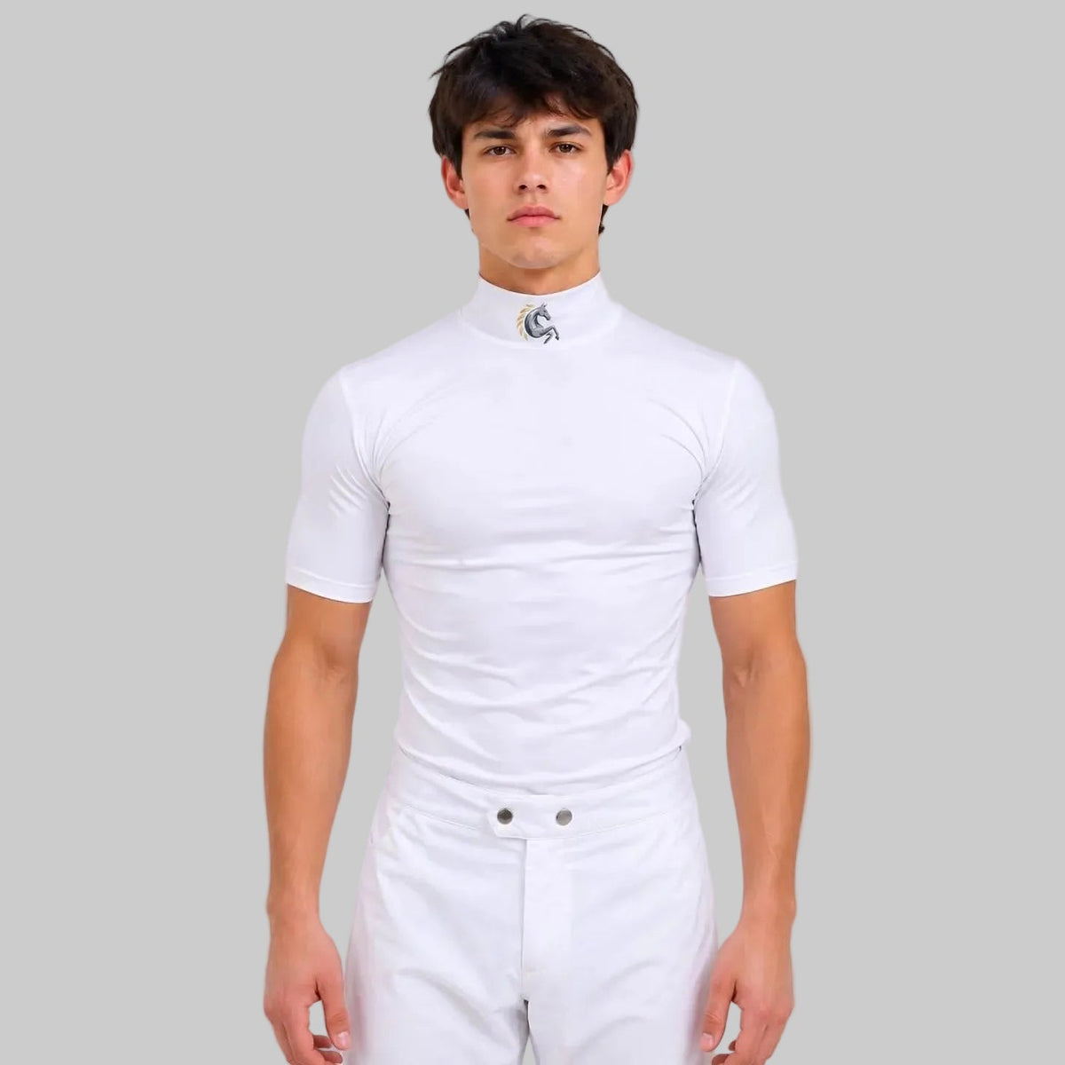 White Short Sleeve Skivvies