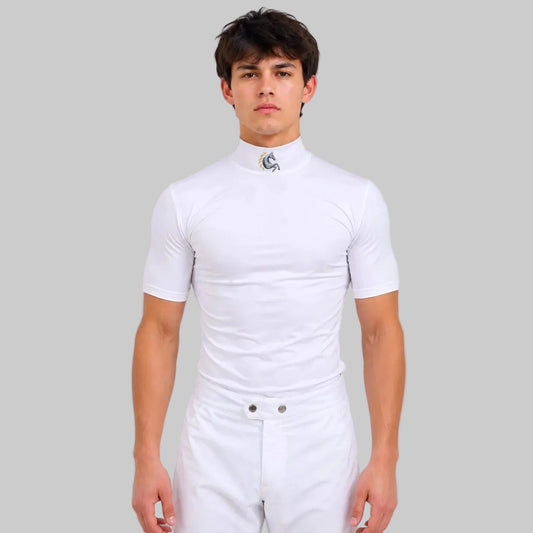 White Short Sleeve Skivvies