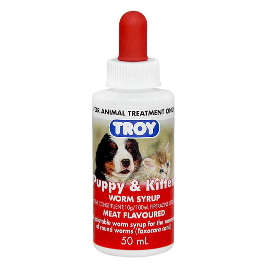 Troy Kitten & Puppy Worm Syrup